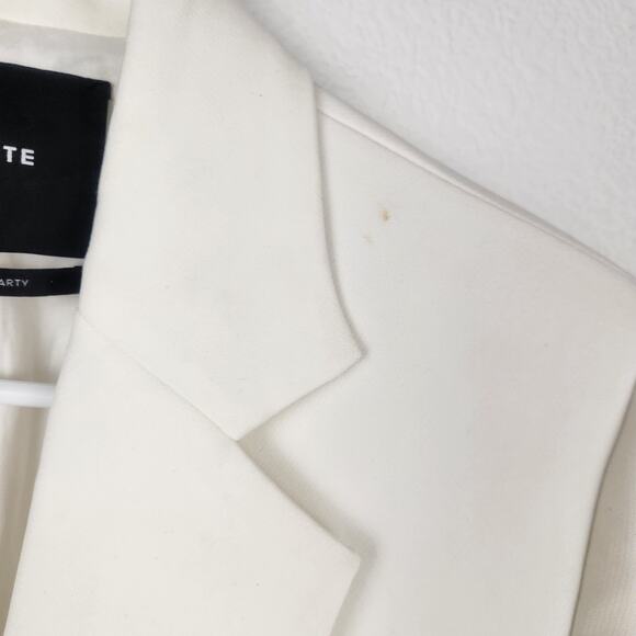Retrofete Cream Blazer Size Small Single Breasted Fully Lined - Picture 11 of 12